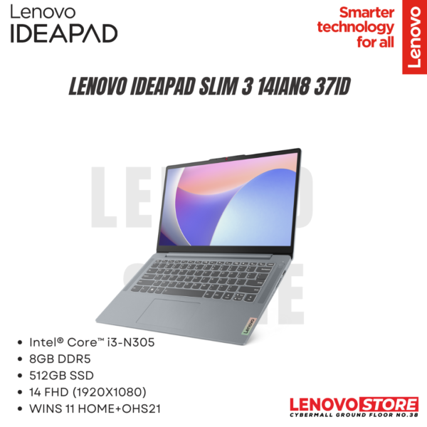 LENOVO IdeaPad Slim 3 14IAN8 37ID Artic Grey