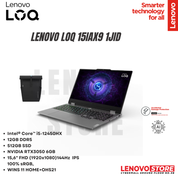 Lenovo LOQ 15IAX9 1JID
