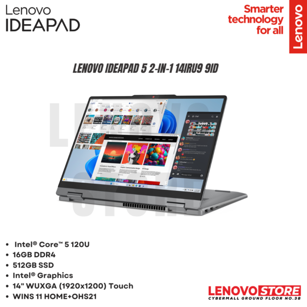 LENOVO IdeaPad 5 2-in-1 14IRU9 9ID