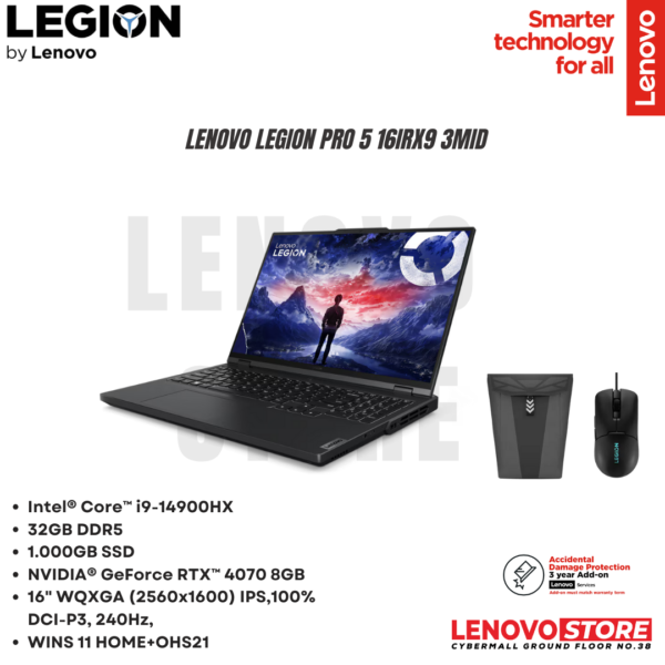 Lenovo Legion Pro 5 16IRX9 3MID