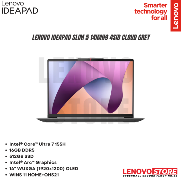 LENOVO IdeaPad Slim 5 14IMH9 4SID Cloud Grey