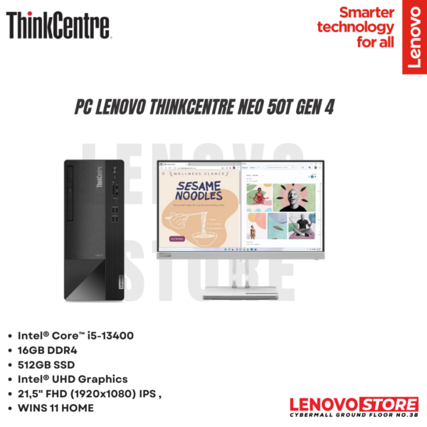 PC LENOVO ThinkCentre Neo 50t Gen 4