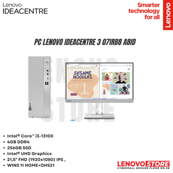 PC LENOVO IdeaCentre 3 07IRB8 A8ID