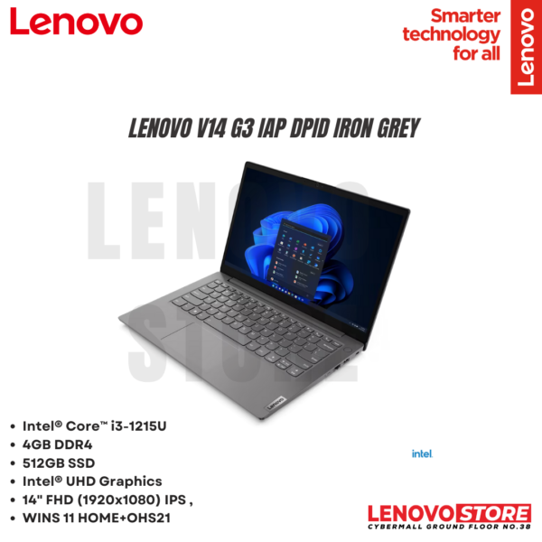 Lenovo V14 G3 IAP DPID Iron Grey