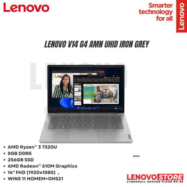 Lenovo V14 G4 AMN UHID Iron Grey