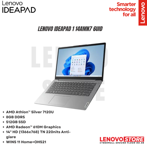 LENOVO IdeaPad 1 14AMN7 6UID