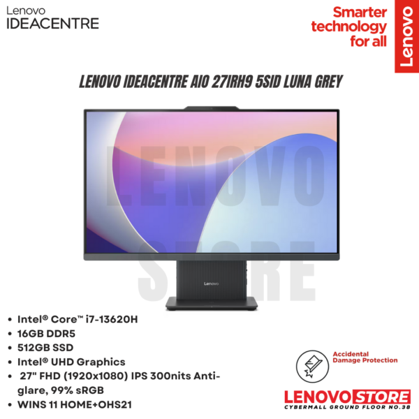 Lenovo IdeaCentre AIO 27IRH9 5SID Luna Grey