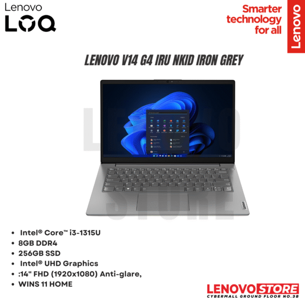 Lenovo V14 G4 IRU NKID Iron Grey