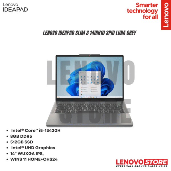 Lenovo IdeaPad Slim 3 14IRH10 3PID Luna Grey