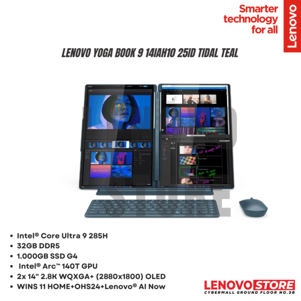Lenovo Yoga Book 9 14IAH10 25ID Tidal Teal